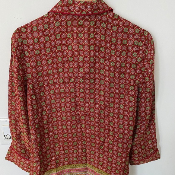 J.Crew Paisley Silk Button-up - Picture 8 of 9